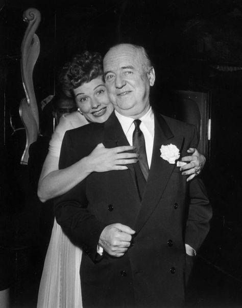 William Frawley and Lucille Ball, Desilu Studios Cast and Crew