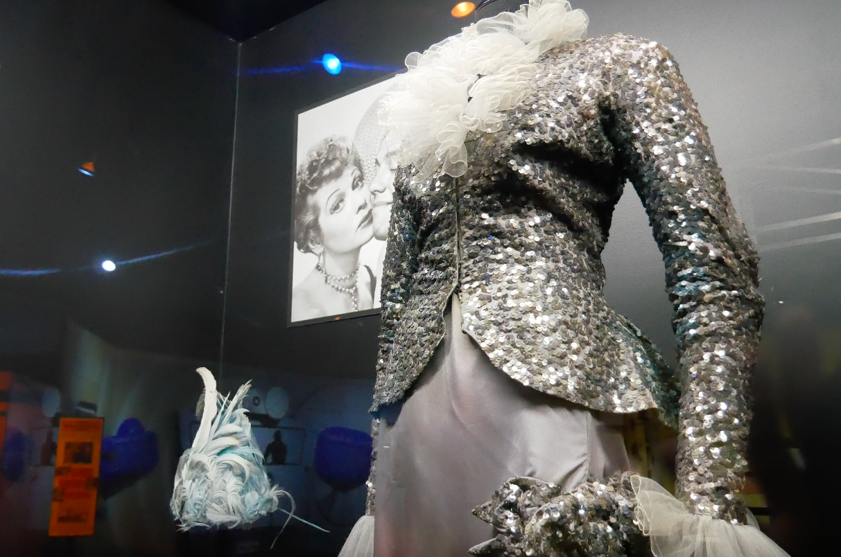 Lucille Ball's Sally Sweet Costume on display at the Lucille Ball Desi Arnaz Museum