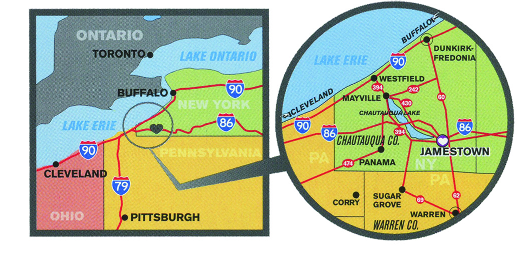 Lucy Hometown Map