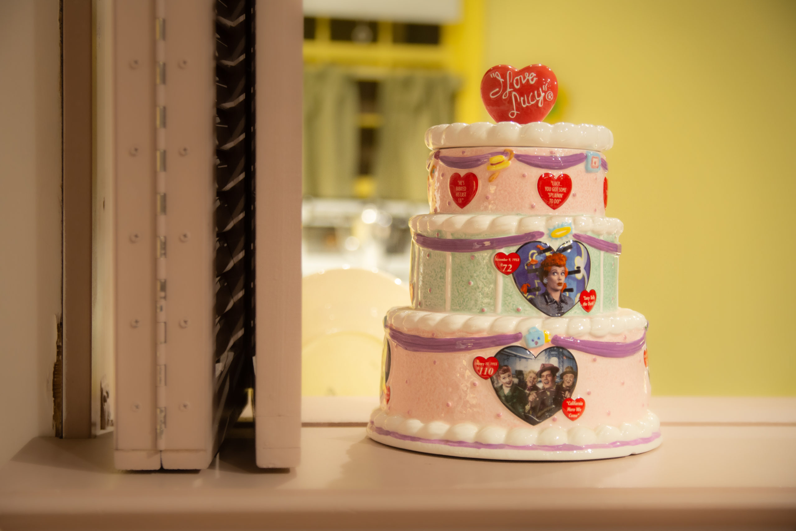 I Love Lucy Cake-style Cookie Jar