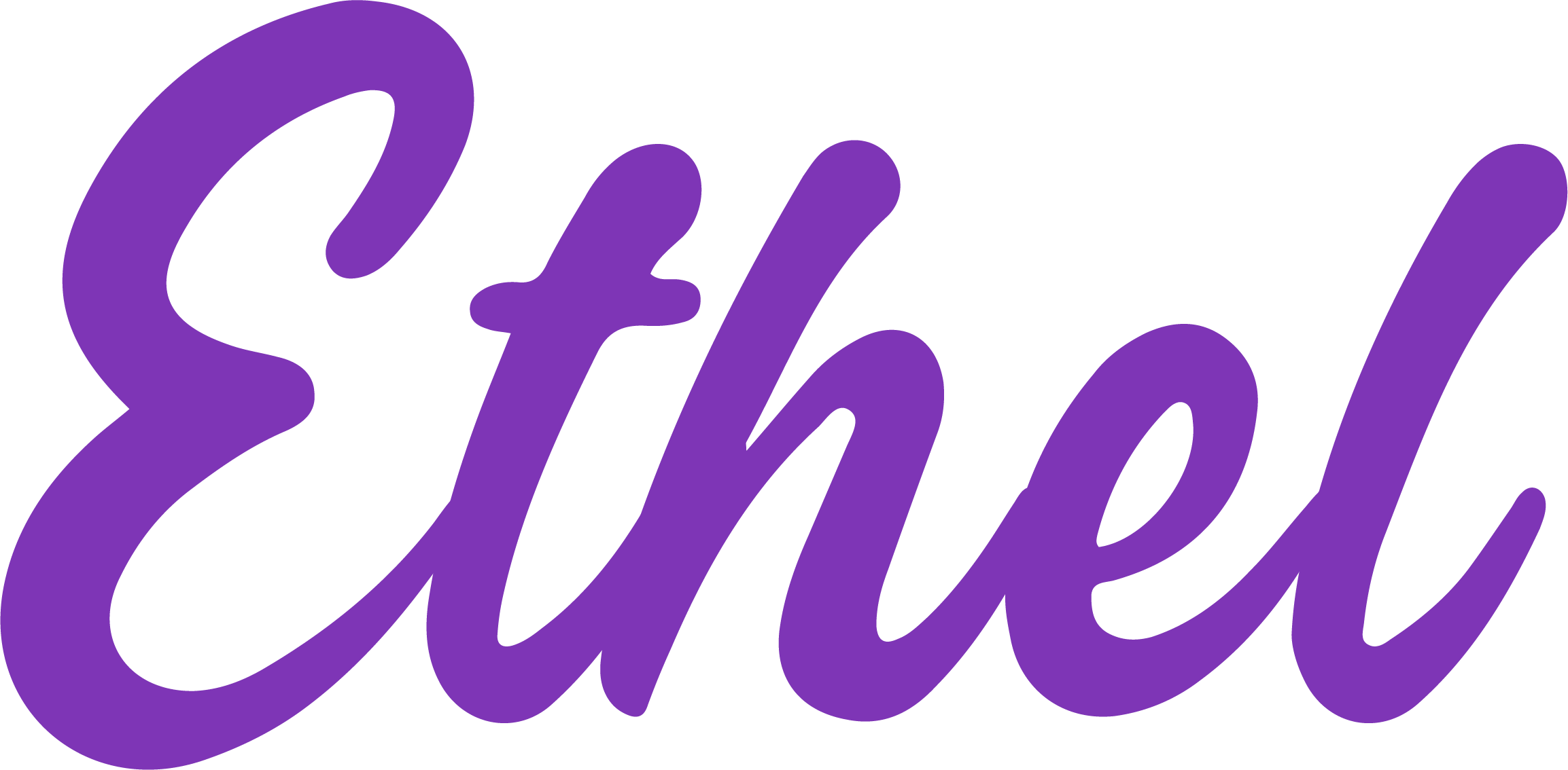 ETHEL LOGO - PURPLE